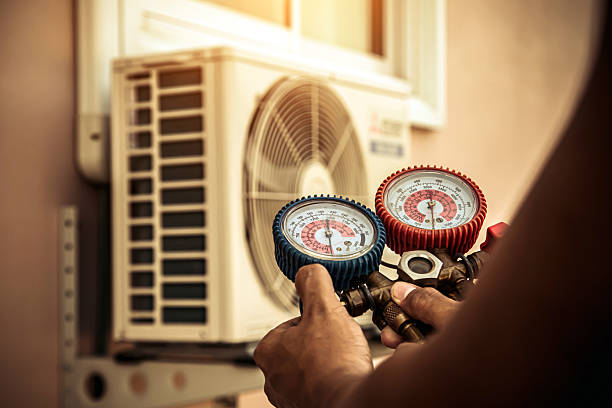 Professional Hvac Maintenance technician working in Lewisville, NC